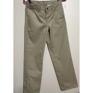 Dickies Pants Mens 30x32  Tan‎ Flat Front Comfort Chino Straight Leg ,button